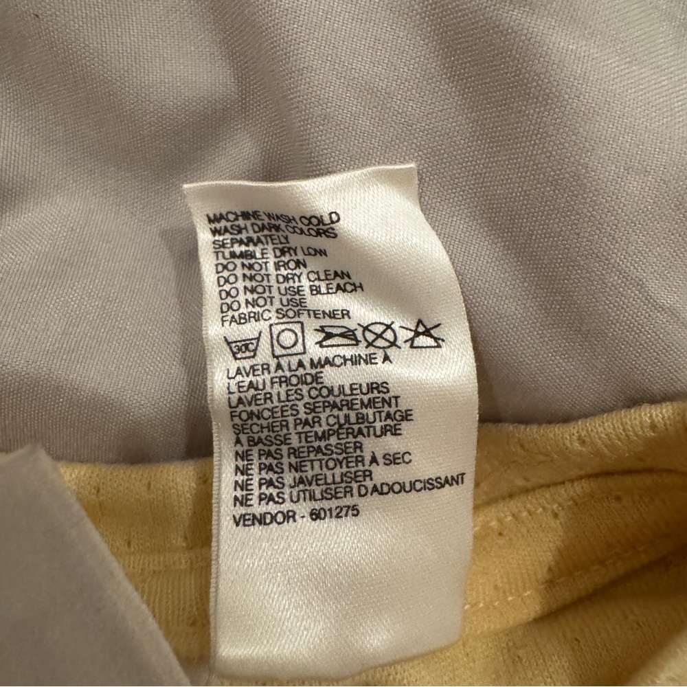 The North Face Women’s Yellow Dotted Crew Neck Shirt - Picture 5 of 5